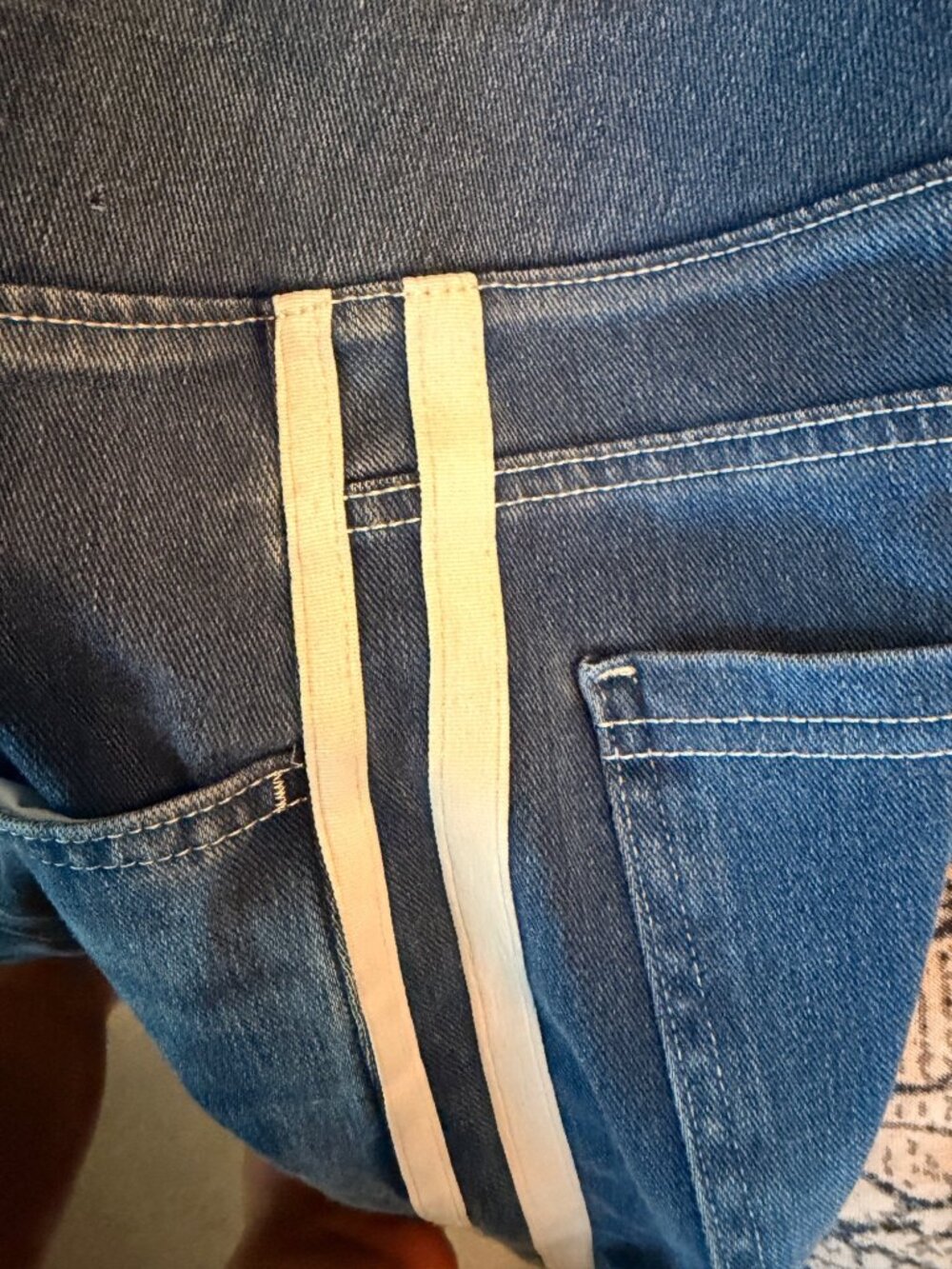 Halara M Wide-Leg Denim Pants With Side Stripes - Halara M Regular Stretchy & Tr - Picture 9 of 9